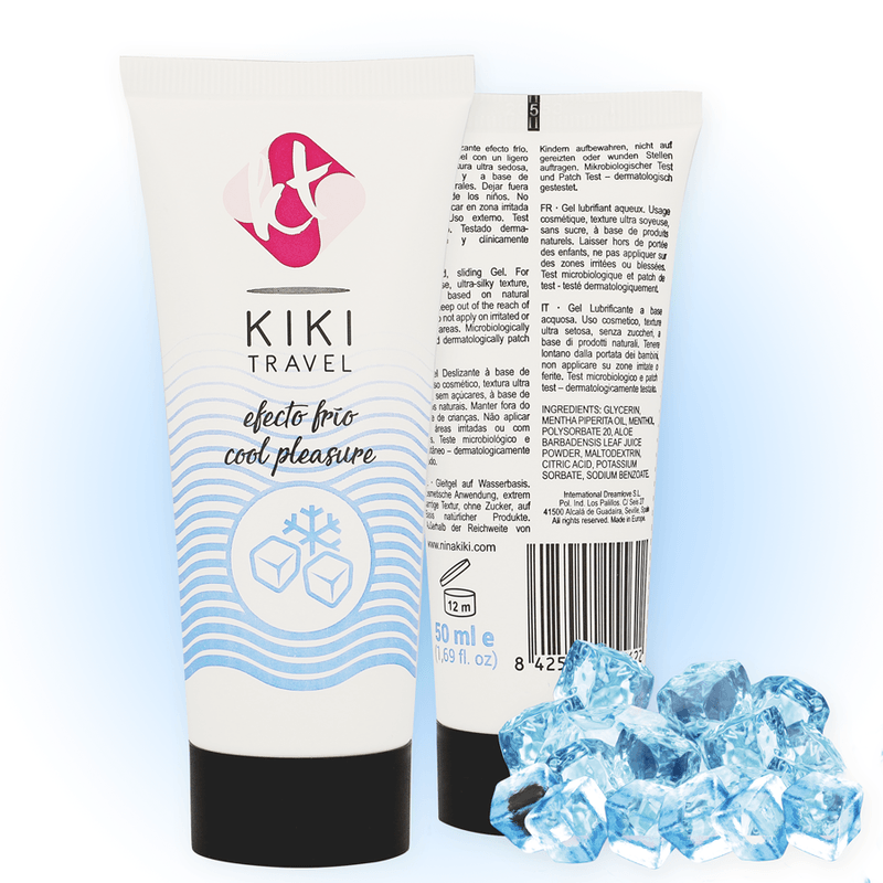 KIKÍ TRAVEL - GEL DESLIZANTE EFECTO FRÍO INTENSIFICADOR 50 ML - Sensuana.es