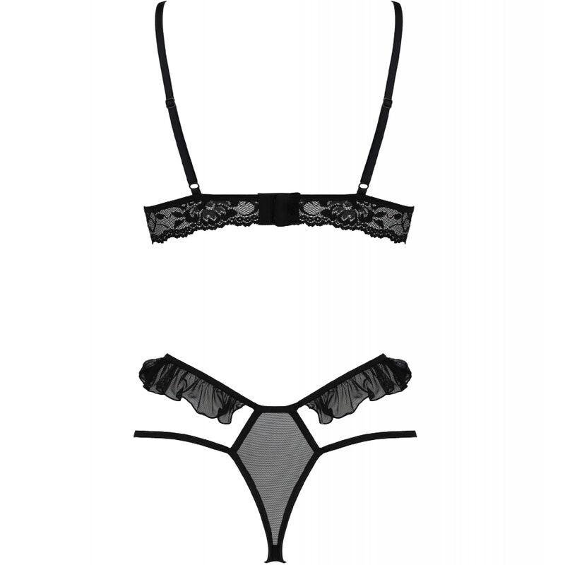 PASSION - DOLLY SET DOS PIEZAS NEGRO S/M - Sensuana.es