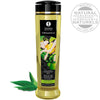 SHUNGA - ACEITE DE MASAJE ORGANICO TE VERDE 240 ML - Sensuana.es