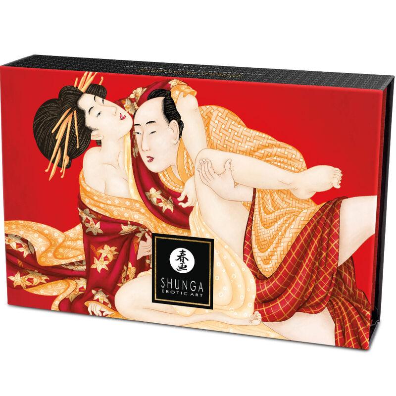 SHUNGA - KIT POLVOS DE MASAJE COMESTIBLE FRESA - Sensuana.es