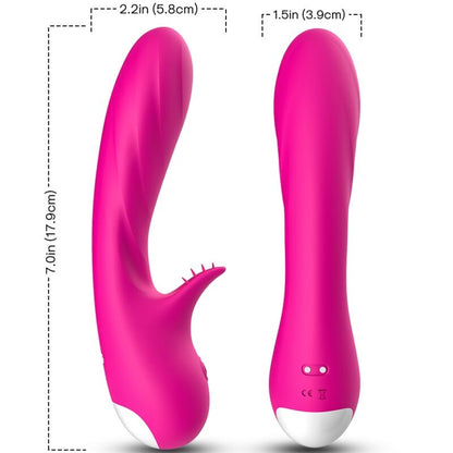 ARMONY - ROMANCE VIBRADOR CON ESTIMULADOR FUCSIA - Sensuana.es