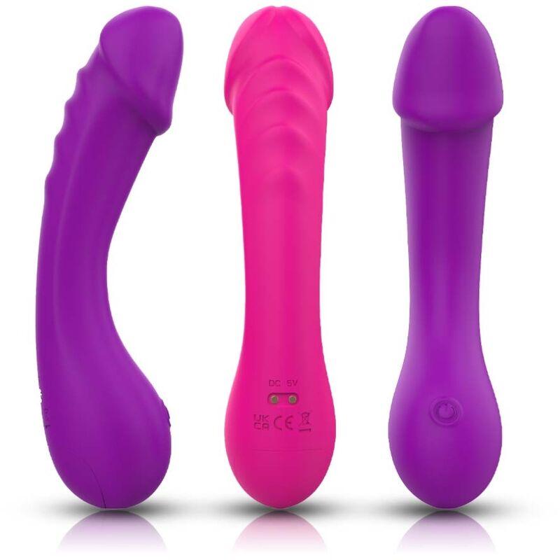 ARMONY - DILDO VIBRADOR PUNTO G SILICONA FUCSIA - Sensuana.es