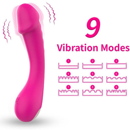 ARMONY - DILDO VIBRADOR PUNTO G SILICONA FUCSIA - Sensuana.es