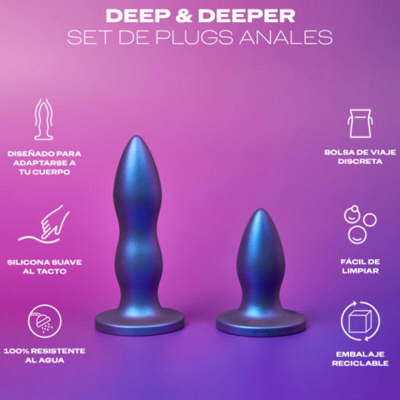 DUREX - TOY SET PLUG ANAL DEEP & DEEPER - Sensuana.es