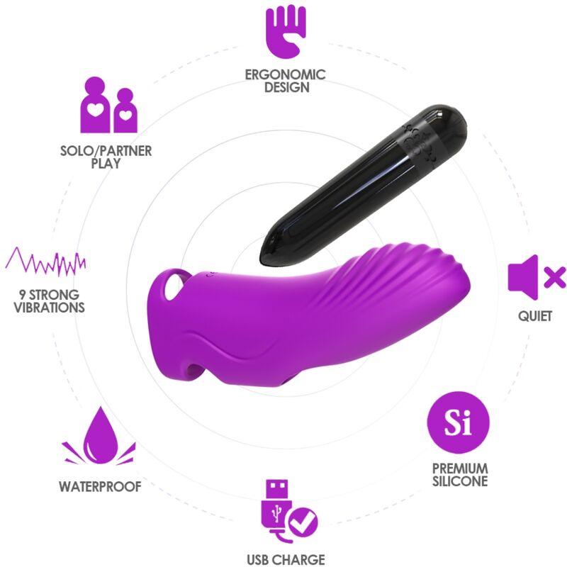 ARMONY - AURORA VIBRADOR DEDAL FUCSIA - Sensuana.es