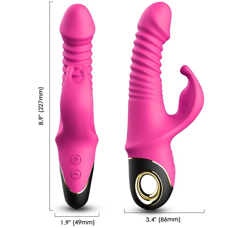 ARMONY - ZING DILDO VIBRADOR RABBIT FUCSIA - Sensuana.es