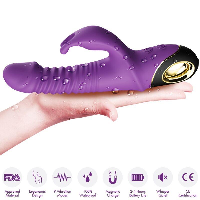 ARMONY - ZING DILDO VIBRADOR RABBIT VIOLETA - Sensuana.es