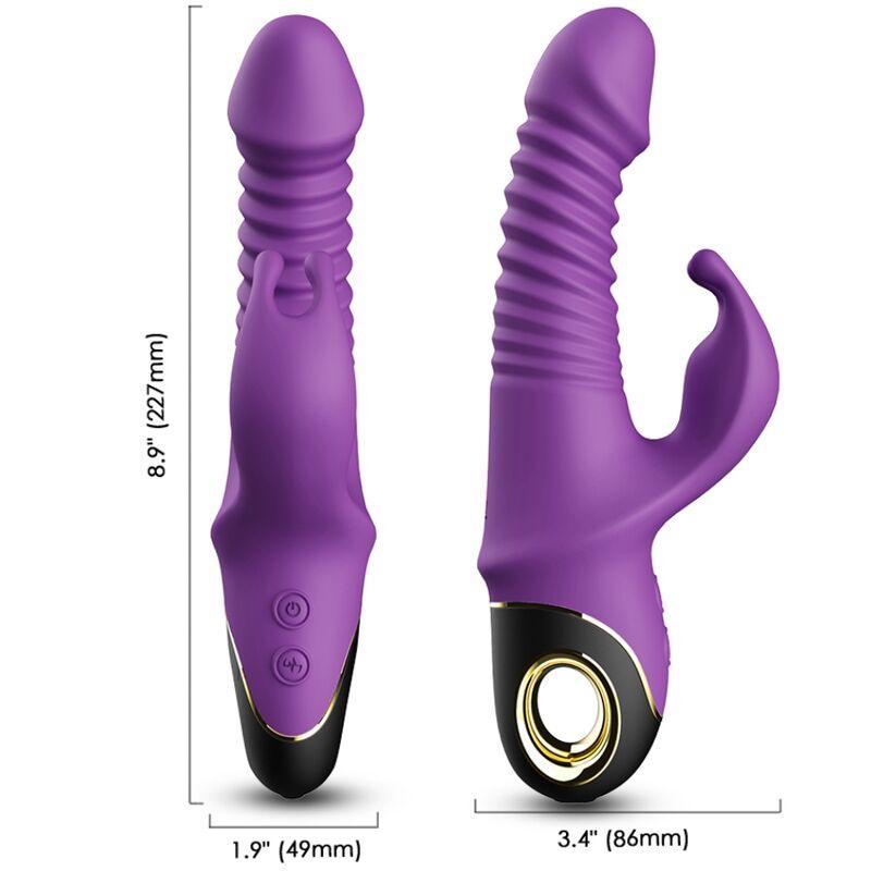 ARMONY - ZING DILDO VIBRADOR RABBIT VIOLETA - Sensuana.es