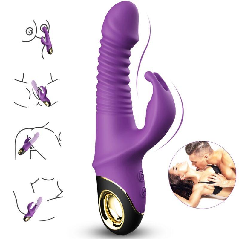 ARMONY - ZING DILDO VIBRADOR RABBIT VIOLETA - Sensuana.es