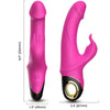 ARMONY - METEROR DILDO VIBRADOR RABBIT ROTADOR FUCSIA - Sensuana.es