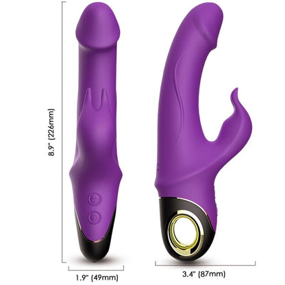 ARMONY - METEROR DILDO VIBRADOR RABBIT ROTADOR VIOLETA - Sensuana.es