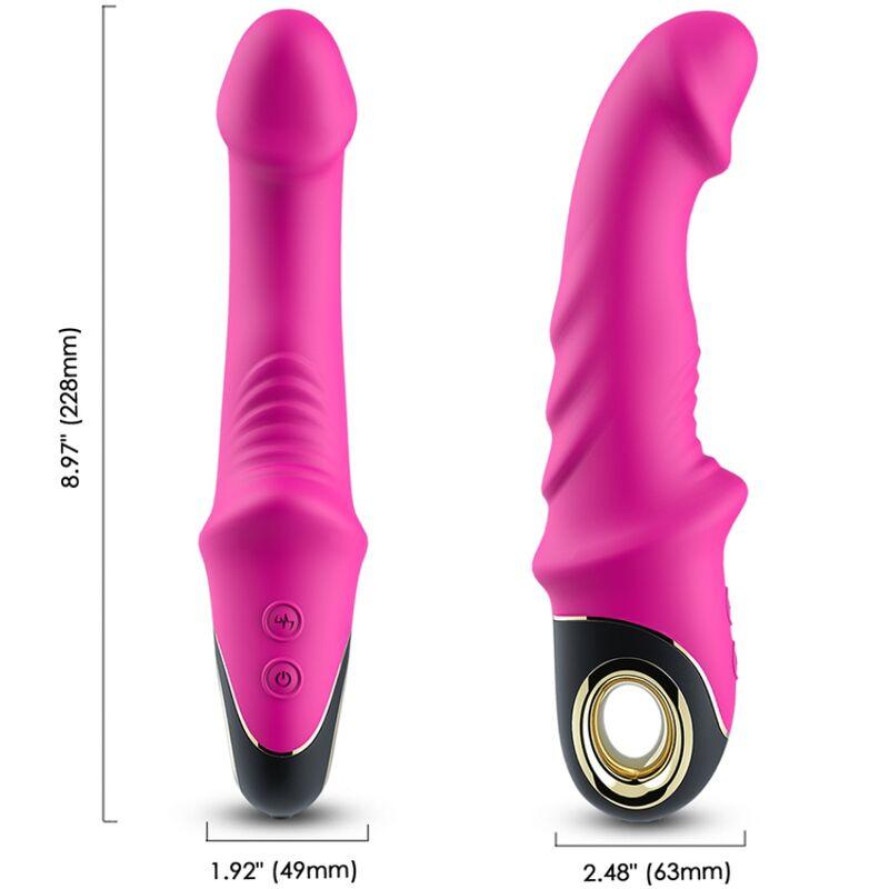 ARMONY - JOYBLADE DILDO VIBRADOR ROTADOR FUCSIA - Sensuana.es