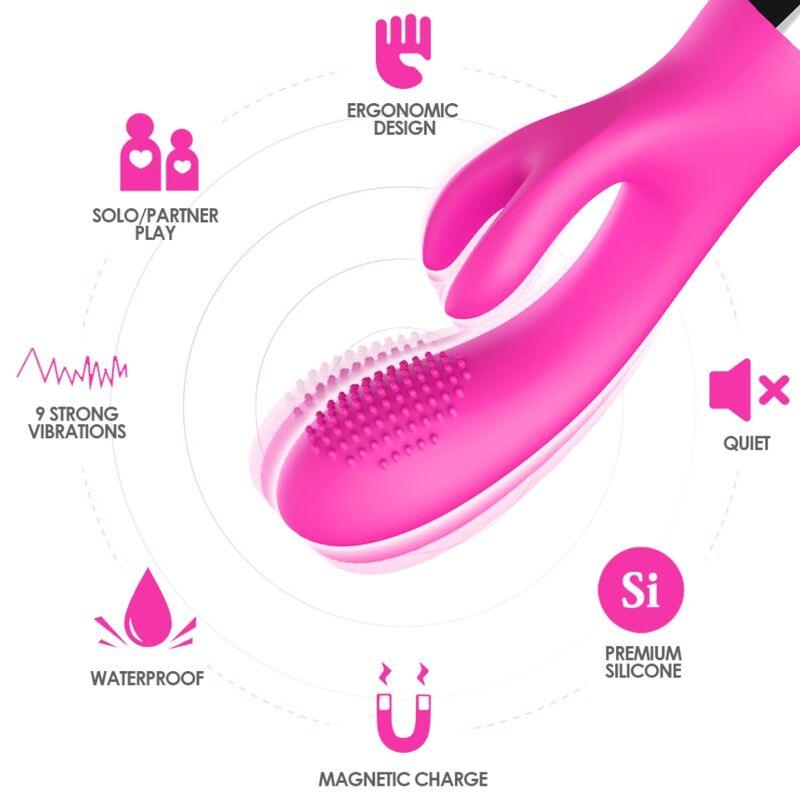 ARMONY - VIBRADOR RABBIT FUCSIA - Sensuana.es