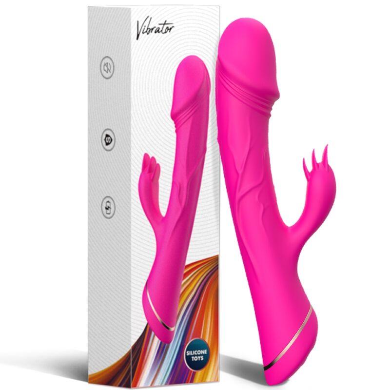 ARMONY - DILDO VIBRADOR RABBIT SILICONA FUCSIA - Sensuana.es