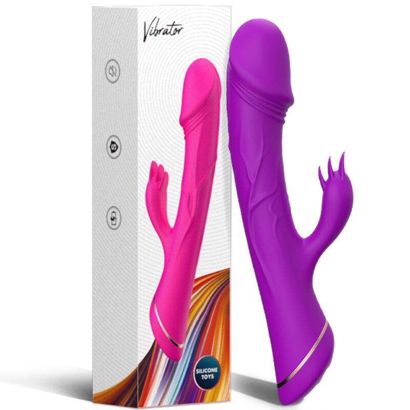 ARMONY - DILDO VIBRADOR RABBIT SILICONA VIOLETA - Sensuana.es