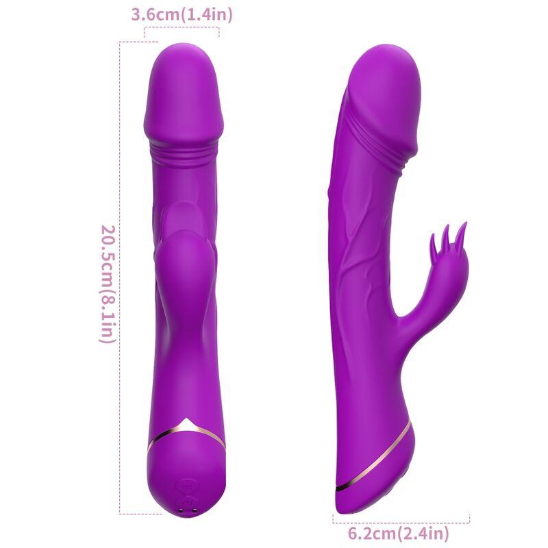 ARMONY - DILDO VIBRADOR RABBIT SILICONA VIOLETA - Sensuana.es