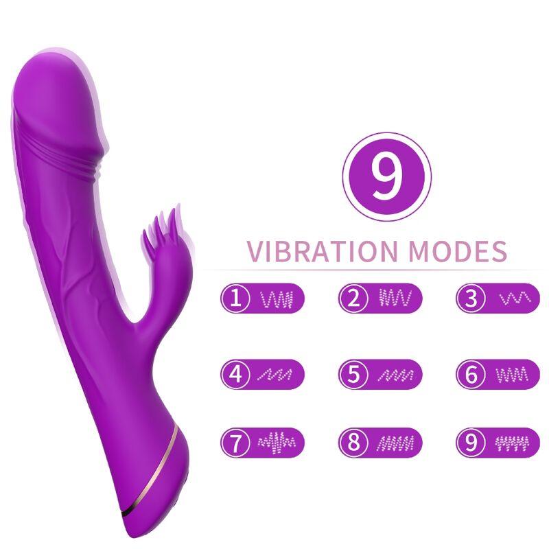 ARMONY - DILDO VIBRADOR RABBIT SILICONA VIOLETA - Sensuana.es