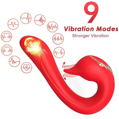 ARMONY - DELFIN VIBRADOR MULTIPOSICION & EFECTO CALOR ROJO - Sensuana.es