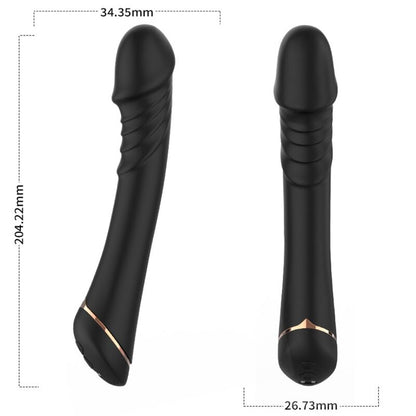 ARMONY - DILDO VIBRADOR SILICONA NEGRO - Sensuana.es