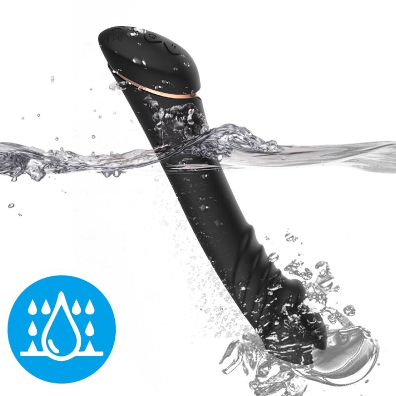 ARMONY - DILDO VIBRADOR SILICONA NEGRO - Sensuana.es