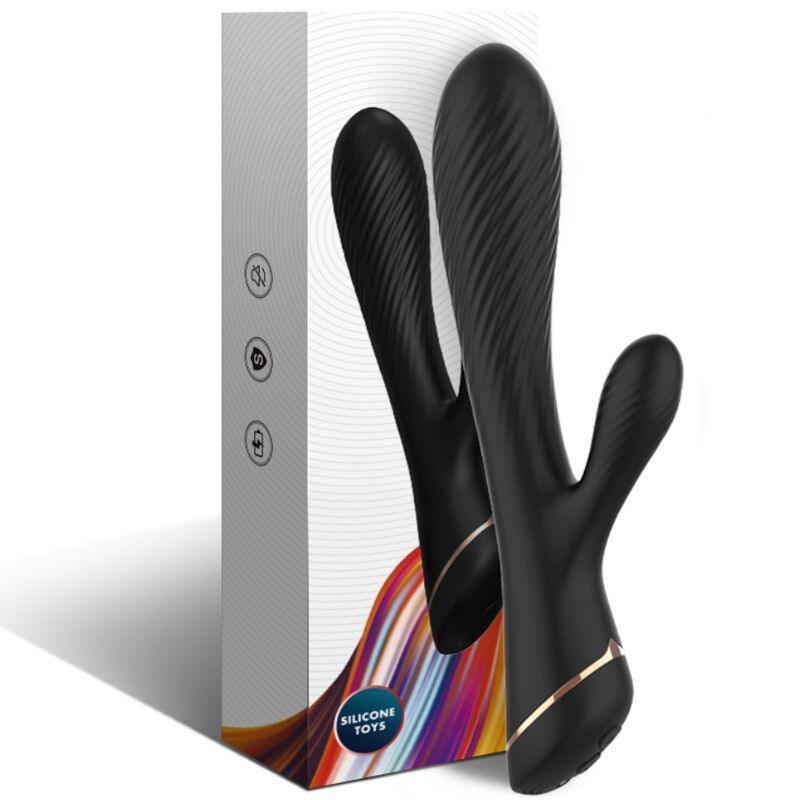 ARMONY - VIBRADOR RABBIT SILICONA NEGRO - Sensuana.es