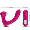 ARMONY - SECRETKISS ESTIMULADOR CON LENGUA CLITORIS & VIBRADOR CURVO FUCSIA - Sensuana.es