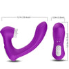 ARMONY - SECRETKISS ESTIMULADOR CON LENGUA CLITORIS & VIBRADOR CURVO VIOLETA - Sensuana.es