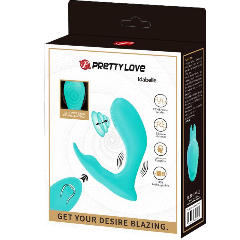 PRETTY LOVE - IDABELLE VIBRATION & PULSATION CONTROL REMOTO AZUL - Sensuana.es