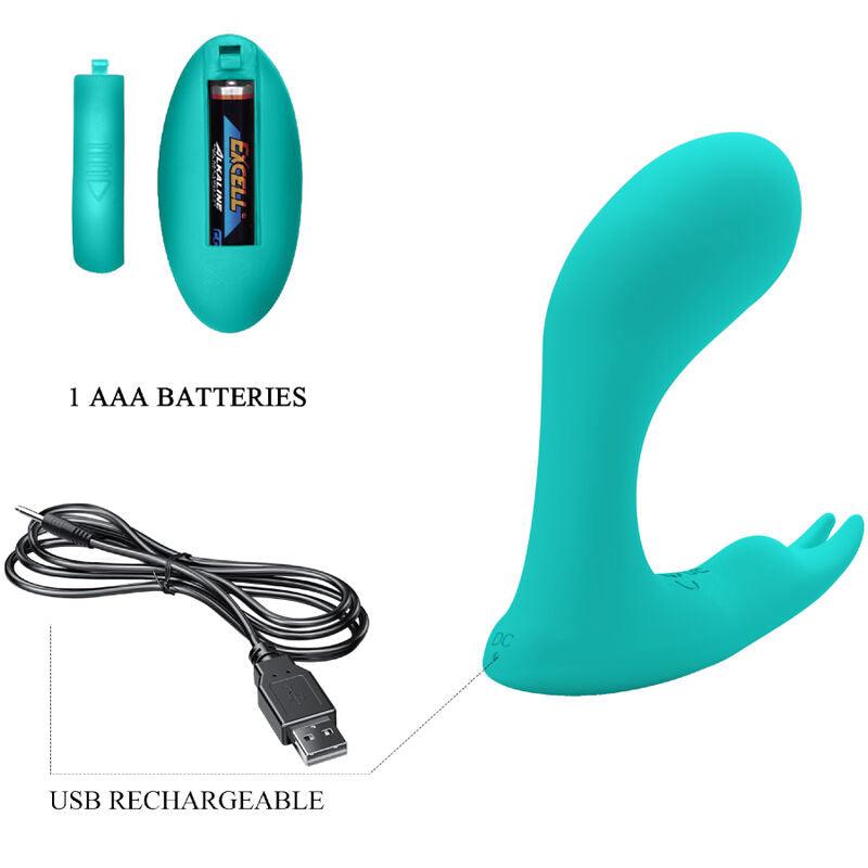 PRETTY LOVE - IDABELLE VIBRATION & PULSATION CONTROL REMOTO AZUL - Sensuana.es