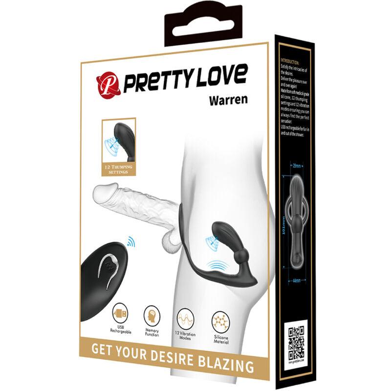 PRETTY LOVE - WARREN ANILLO & VIBRADOR ANAL NEGRO - Sensuana.es