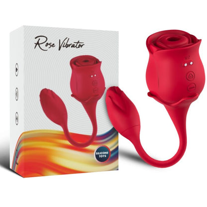 ARMONY - ROSA SUCCIONADOR DE CLITORIS & VIBRADOR 10 MODOS ROJO - Sensuana.es