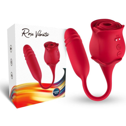 ARMONY - ROSEKNIGTH SUCCIONADOR CLITORIS & VIBRADOR ROJO - Sensuana.es