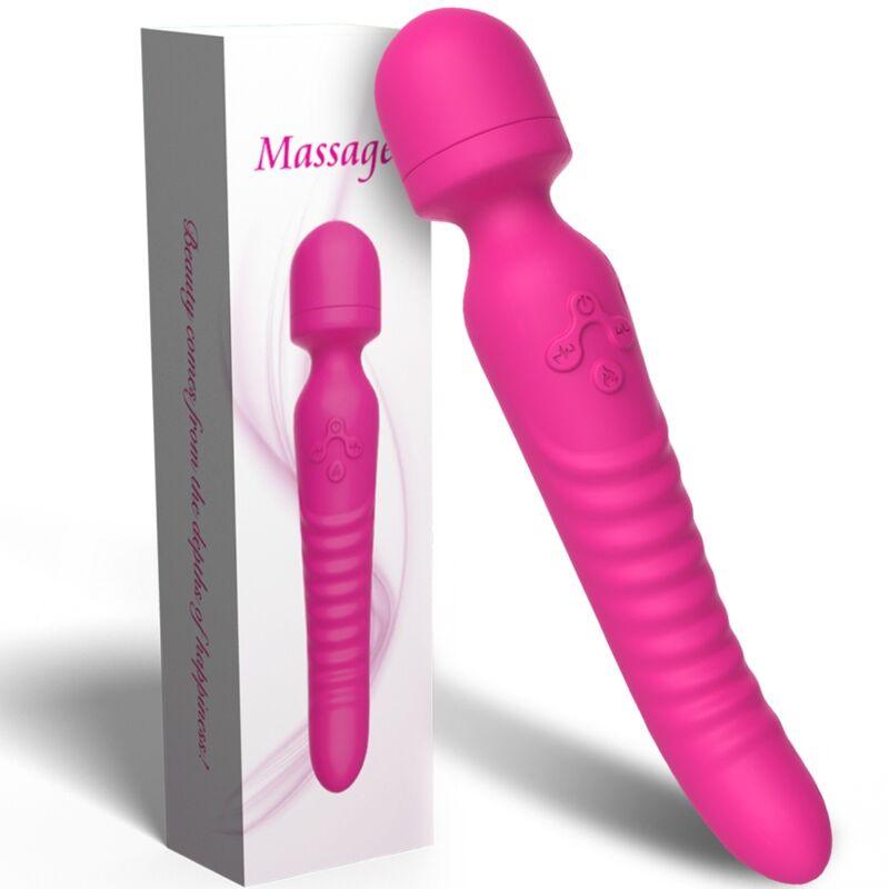 ARMONY - MISSION MASAJEADOR & VIBRADOR EFECTO CALOR FUCSIA - Sensuana.es