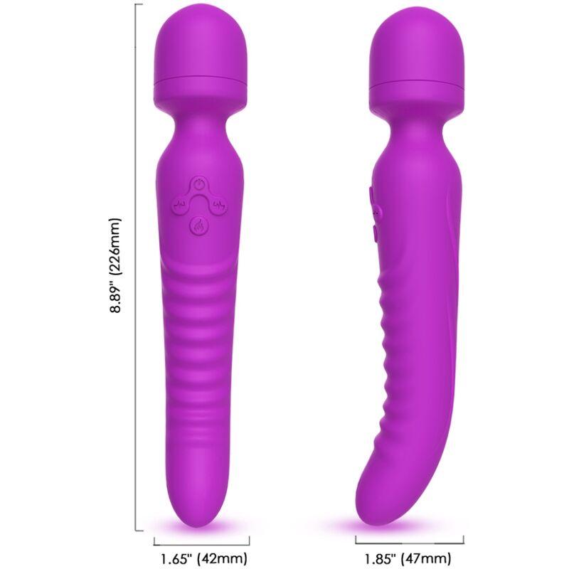 ARMONY - MISSION MASAJEADOR & VIBRADOR EFECTO CALOR VIOLETA - Sensuana.es