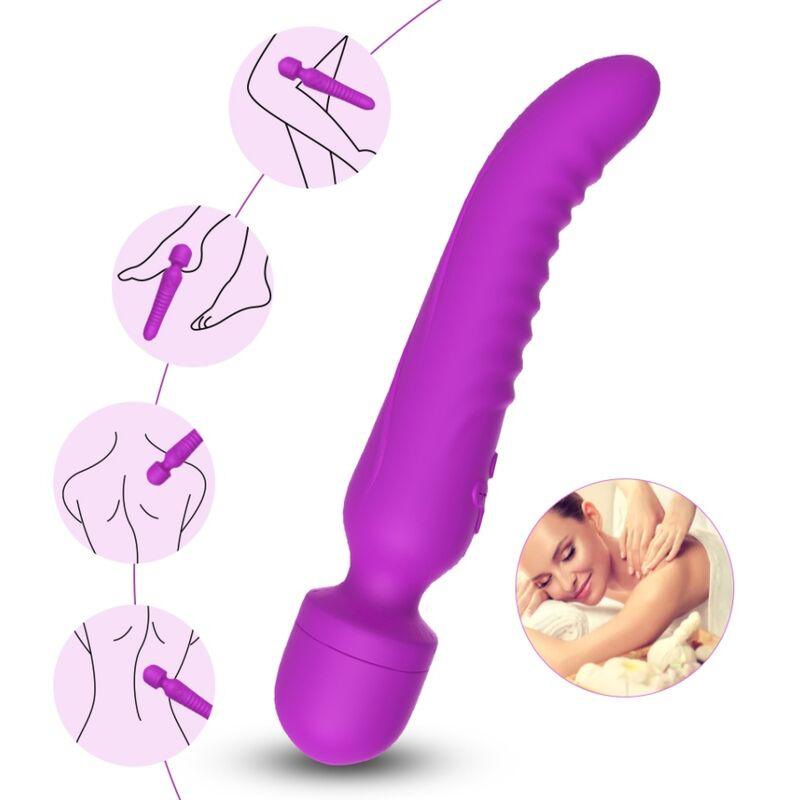 ARMONY - MISSION MASAJEADOR & VIBRADOR EFECTO CALOR VIOLETA - Sensuana.es