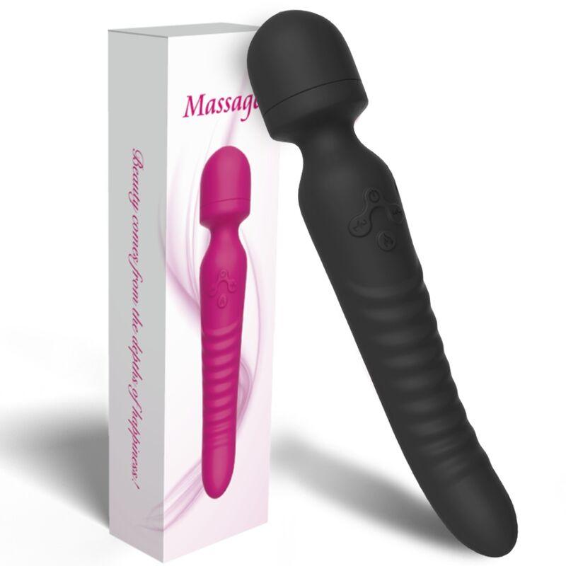 ARMONY - MISSION MASAJEADOR & VIBRADOR EFECTO CALOR NEGRO - Sensuana.es