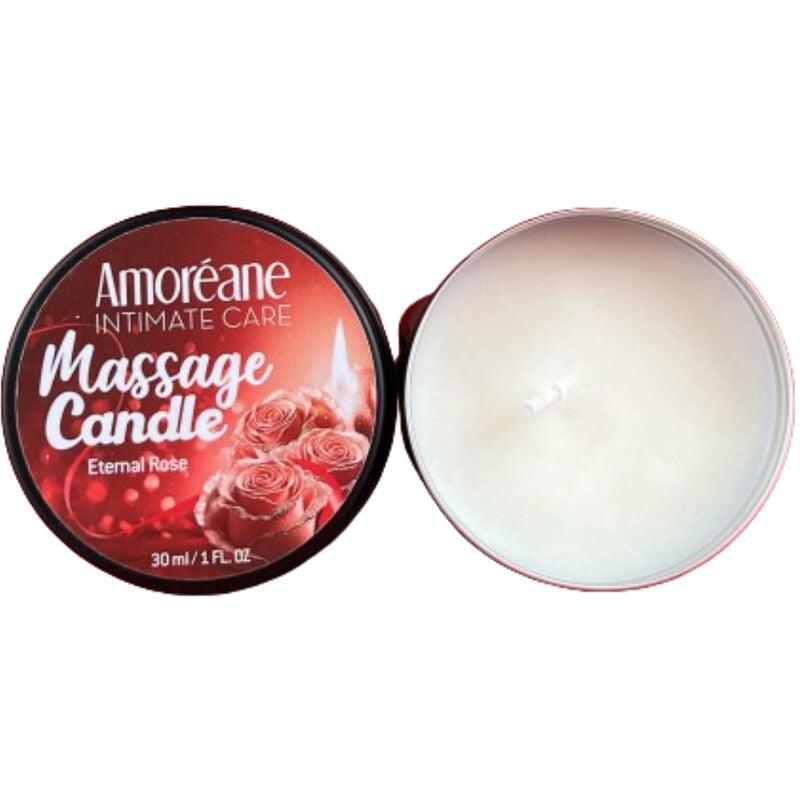 AMOREANE - VELA DE MASAJE ETERNAL ROSE 30 ML - Sensuana.es