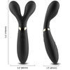 ARMONY - Y-WAND MASAJEADOR & VIBRADOR CABEZA DOBLE NEGRO - Sensuana.es