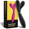 ARMONY - Y-WAND MASAJEADOR & VIBRADOR CABEZA DOBLE NEGRO - Sensuana.es