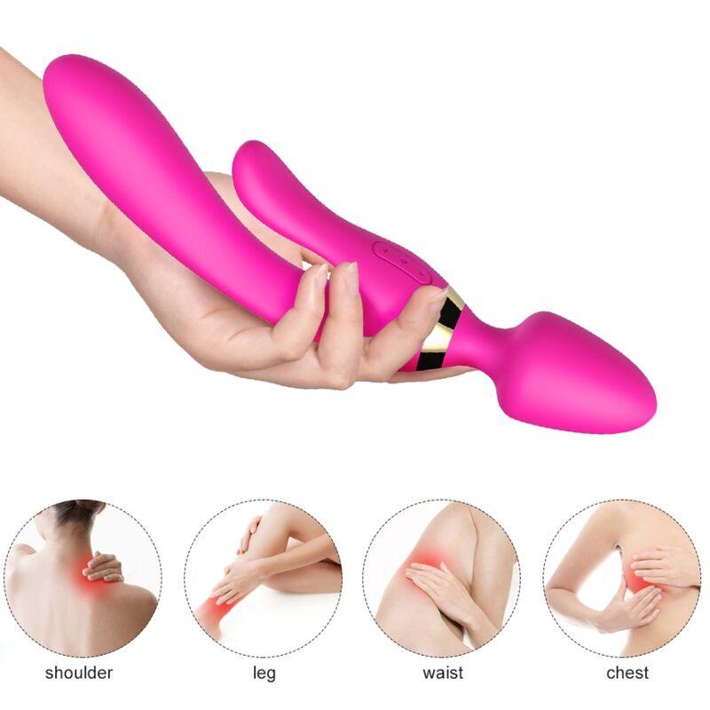 ARMONY - MASAJEADOR & VIBRADOR RABBIT FUCSIA - Sensuana.es