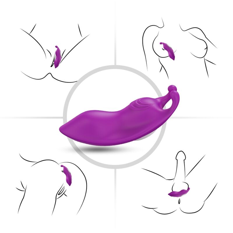 ARMONY - HONEYBEE PANTIES VIBRADOR PUNTO G CONTROL REMOTO VIOLETA - Sensuana.es