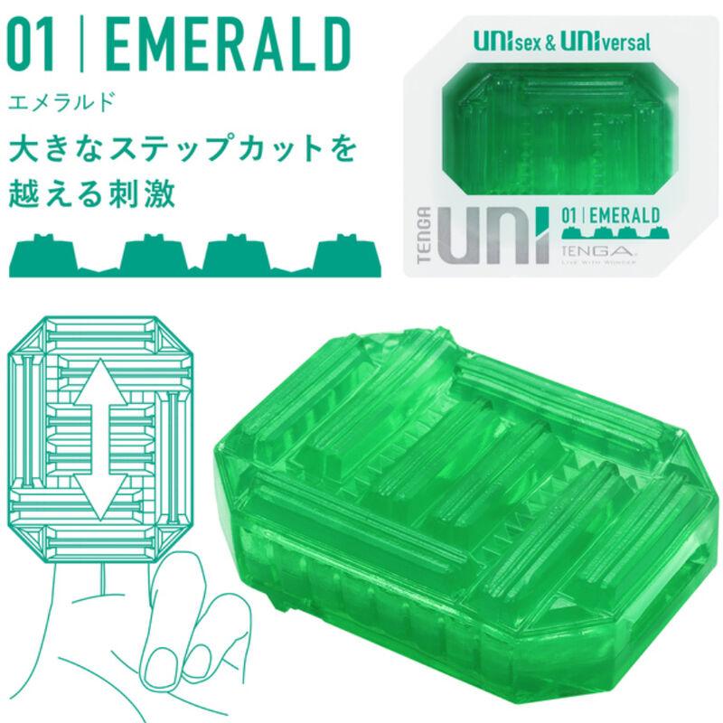 TENGA - UNI EMERALD MASTURBADOR DEDAL - Sensuana.es