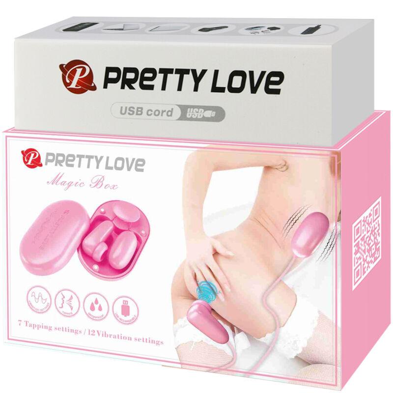 PRETTY LOVE - MAGIC BOX BALA VIBRADORA & ESTIMULADOR ROSA - Sensuana.es