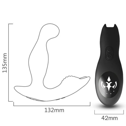 ARMONY - BAT KING VIBRADOR ANAL PROSTATA ROTADOR CONTROL REMOTO NEGRO - Sensuana.es