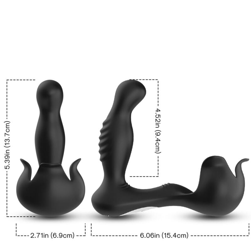 ARMONY - SURROUND VIBRADOR ANAL & ESTIMULADOR TESTICULOS CONTROL REMOTO NEGRO - Sensuana.es