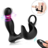 ARMONY - SURROUND VIBRADOR ANAL & ESTIMULADOR TESTICULOS & ANILLO CONTROL REMOTO NEGRO - Sensuana.es