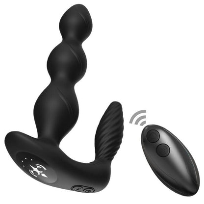 ARMONY - MANFUN VIBRADOR & ESTIMULADOR PLUG ANAL CONTROL REMOTO NEGRO - Sensuana.es