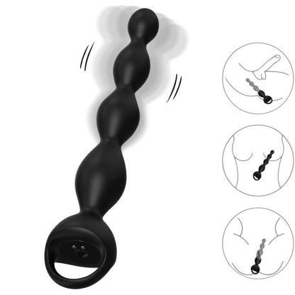 ARMONY - VIBRADOR DEDAL PLUG ANAL NEGRO - Sensuana.es