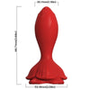 ARMONY - ROSA VIBRADOR & PLUG ANAL PEQUEÑO CONTROL REMOTO ROJO - Sensuana.es