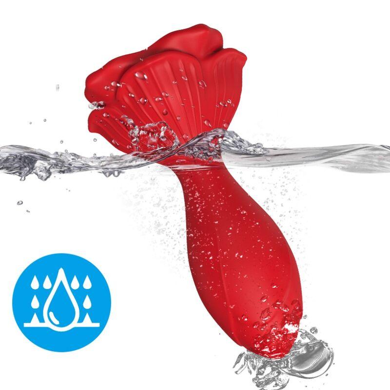 ARMONY - ROSA VIBRADOR & PLUG ANAL PEQUEÑO CONTROL REMOTO ROJO - Sensuana.es